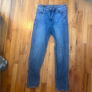 American Eagle Mom Jeans Straight Leg